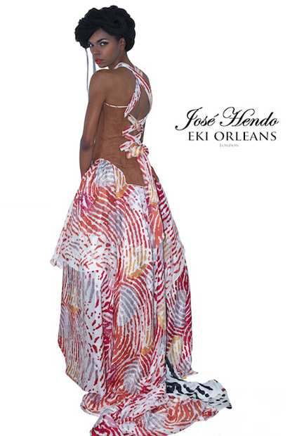 AW15, Eki Orleans silk african sustainable print dress