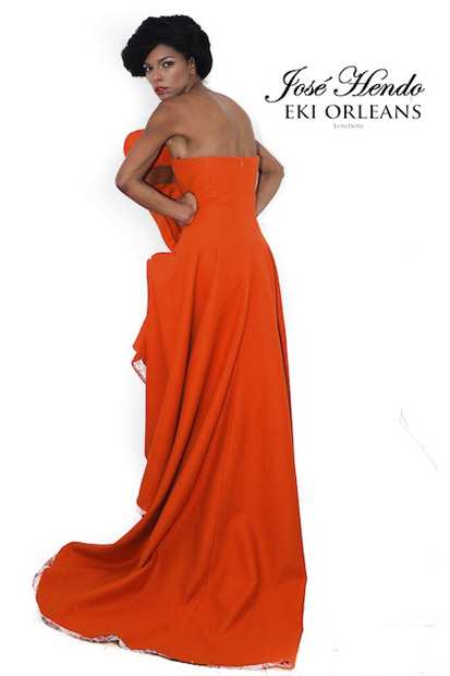 AW15 Eki Orleans silk african sustainable print dress